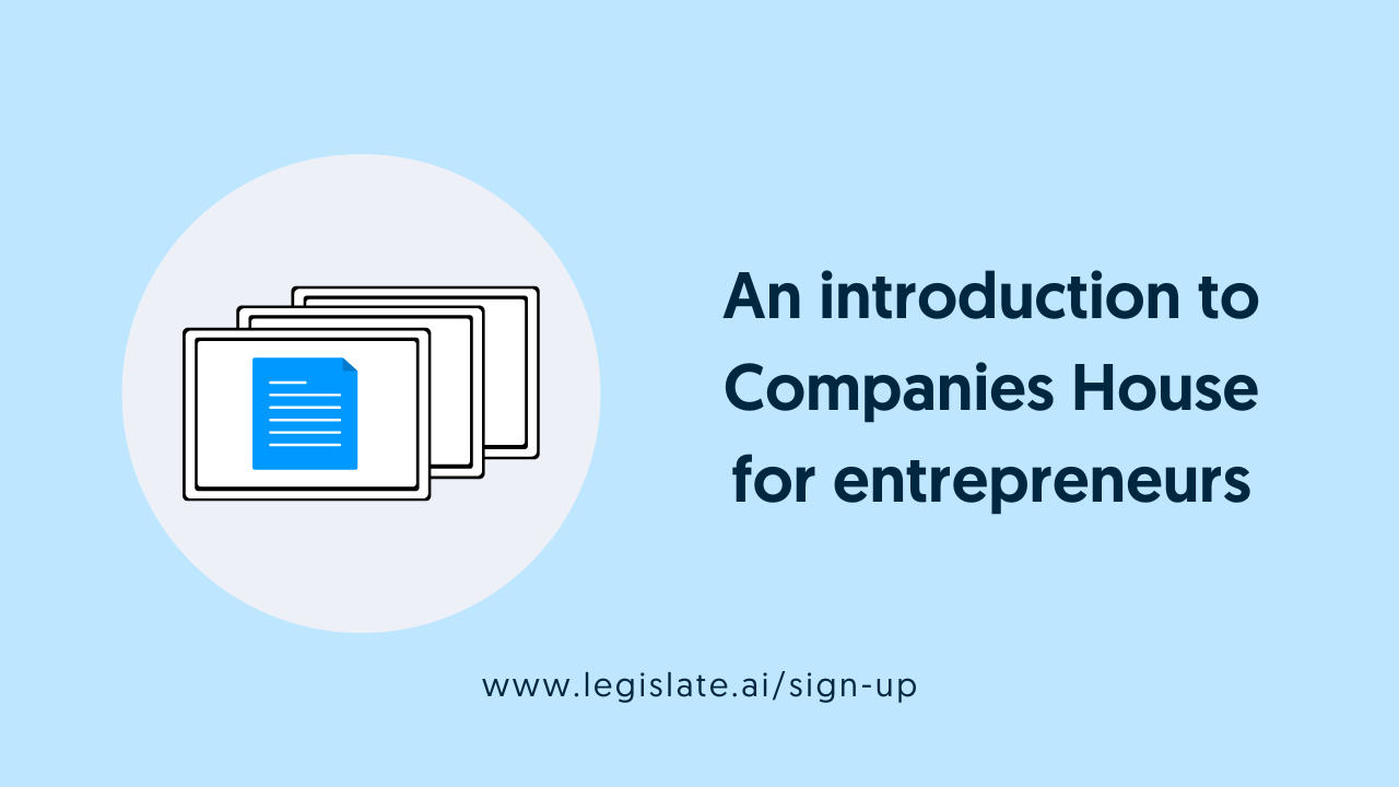 An introduction to Companies House for entrepreneurs